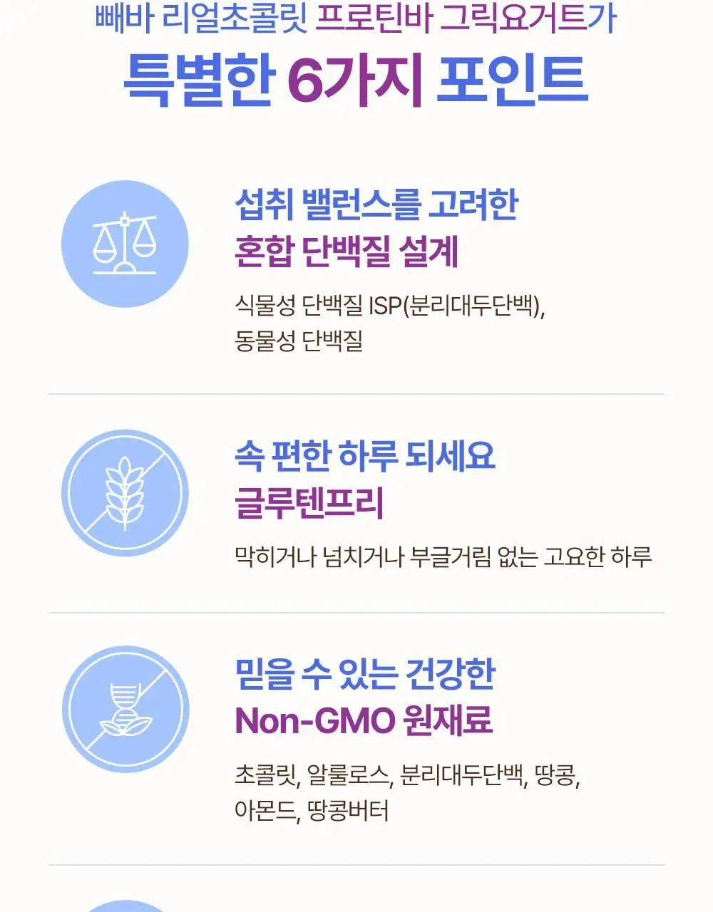 [NEW그릭요거트/1위 프로틴바] 빼바 리얼초콜릿 프로틴바 40g 9개입 4종 1택(다크/화이트/쿠키앤크림/그릭요거트) 상세페이지 29